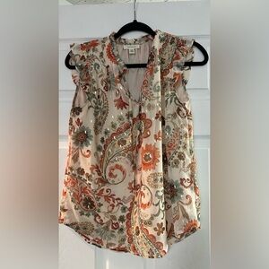 Tamara H Paisley Sleeveless Top size S